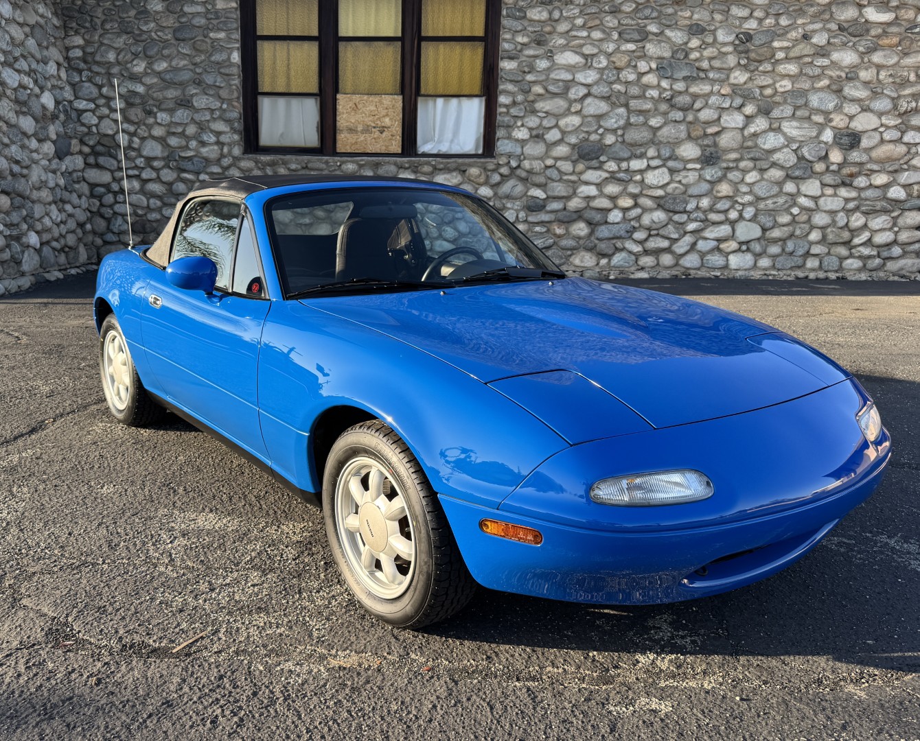 1990 Mazda MX-5 Miata Mariner Blue, One Owner, 12,489 Miles, Package A with Limited Slip Differential FOR SALE